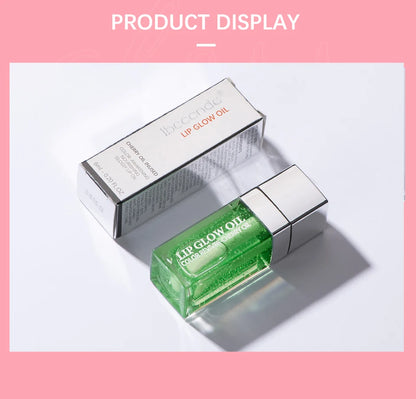 Återfuktande Läppbalsam - Original Läppolja med Glans för Plumpande och Exfolierande Effekt - Pink Gloss för Fräscha och Fylliga Läppar