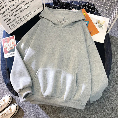 "Höstmode 2024: Mjuk och Bekväm Hoodie för Kvinnor - Stretchy Oversized Sweatshirt med Fickor för Avslappnad Stil