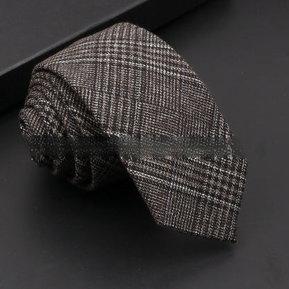 Artificial Woolen Necktie Korean Casual Accessories - Hamora