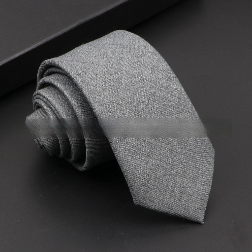 Artificial Woolen Necktie Korean Casual Accessories - Hamora
