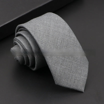 Artificial Woolen Necktie Korean Casual Accessories - Hamora