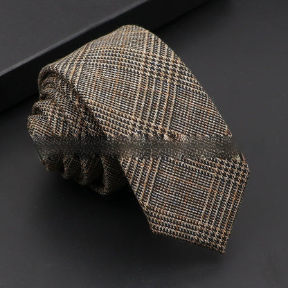 Artificial Woolen Necktie Korean Casual Accessories - Hamora