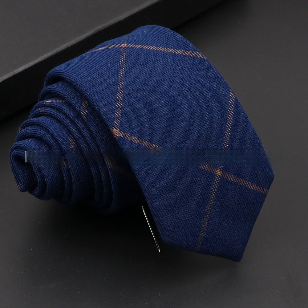 Artificial Woolen Necktie Korean Casual Accessories - Hamora