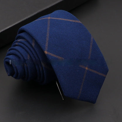 Artificial Woolen Necktie Korean Casual Accessories - Hamora