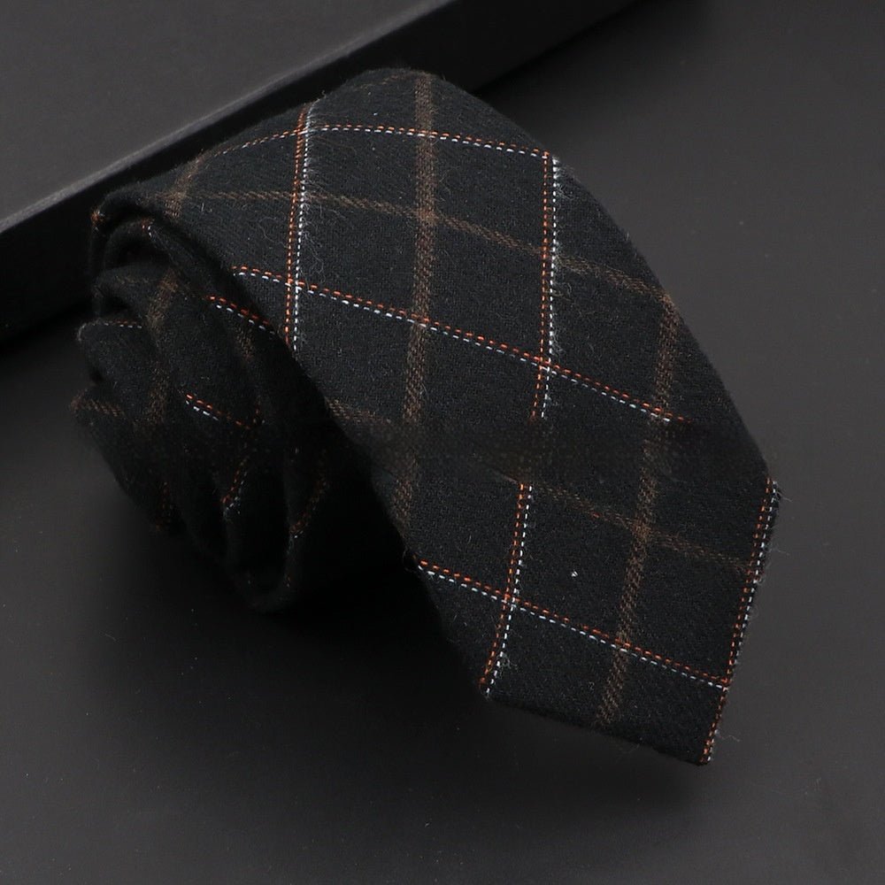 Artificial Woolen Necktie Korean Casual Accessories - Hamora