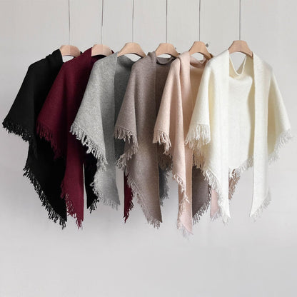 Autumn And Winter Solid Color All - match Warm Scarf - Hamora