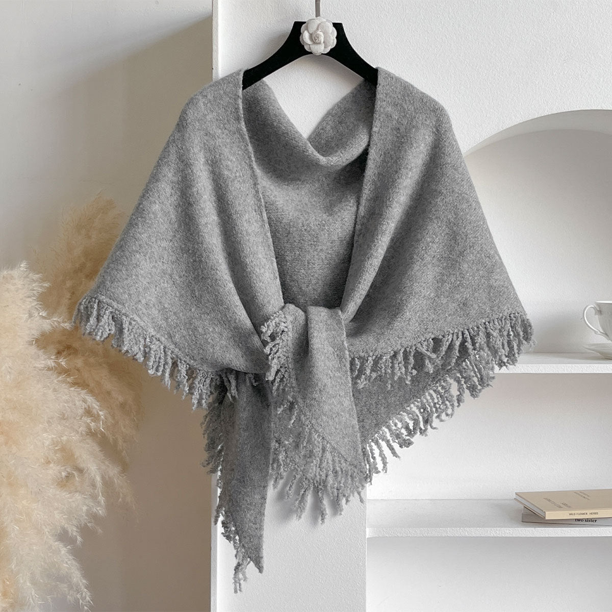 Autumn And Winter Solid Color All - match Warm Scarf - Hamora