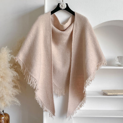 Autumn And Winter Solid Color All - match Warm Scarf - Hamora