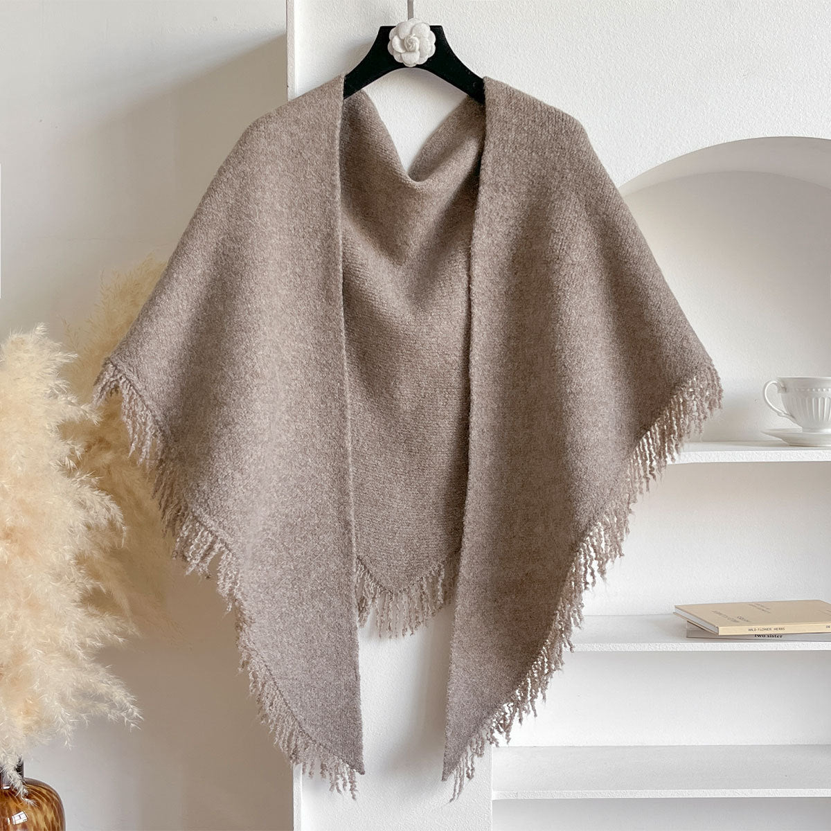 Autumn And Winter Solid Color All - match Warm Scarf - Hamora