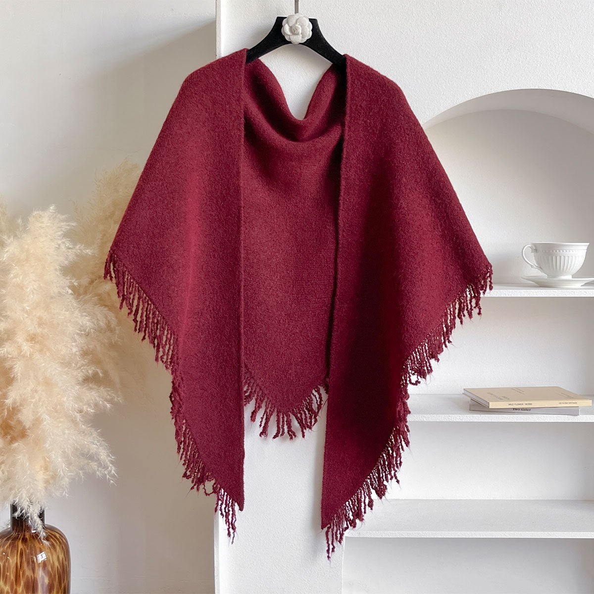 Autumn And Winter Solid Color All - match Warm Scarf - Hamora