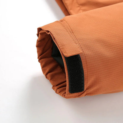 CHRLCK Men Hiking Jacket Outdoor Waterproof Fishing Hooded Sport Jacket Adjustable Drawstring Travel Jacket Mountaineering Coat - Hamora