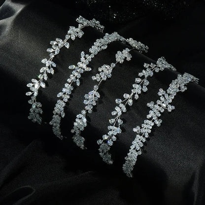 Crystal Bridal Headband Wedding Hair Accessories Luxury Bride Tiaras Crowns For Women Party Prom Hair Jewelry Wedding Headpieces - Hamora