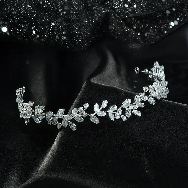 Crystal Bridal Headband Wedding Hair Accessories Luxury Bride Tiaras Crowns For Women Party Prom Hair Jewelry Wedding Headpieces - Hamora
