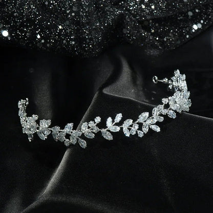 Crystal Bridal Headband Wedding Hair Accessories Luxury Bride Tiaras Crowns For Women Party Prom Hair Jewelry Wedding Headpieces - Hamora