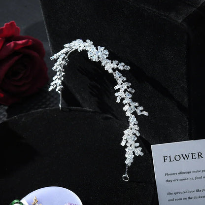 Crystal Bridal Headband Wedding Hair Accessories Luxury Bride Tiaras Crowns For Women Party Prom Hair Jewelry Wedding Headpieces - Hamora
