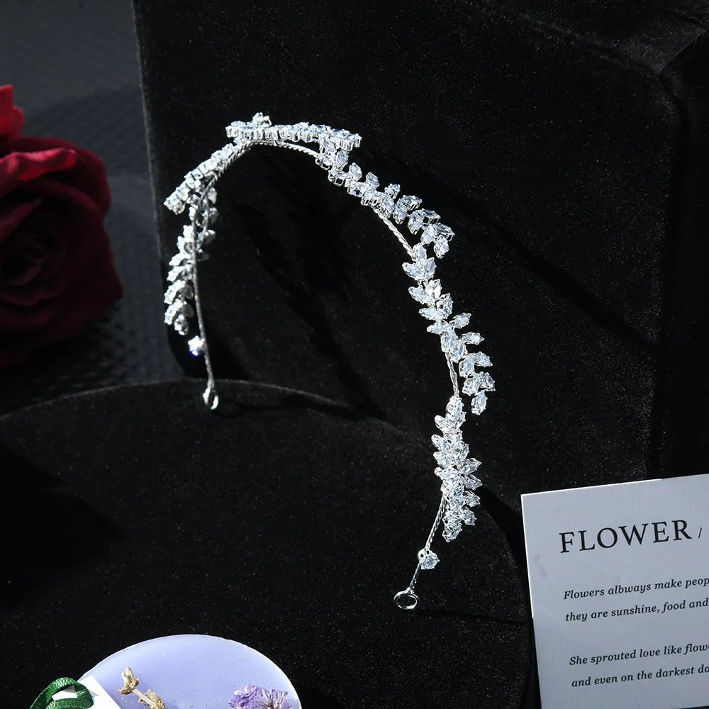 Crystal Bridal Headband Wedding Hair Accessories Luxury Bride Tiaras Crowns For Women Party Prom Hair Jewelry Wedding Headpieces - Hamora