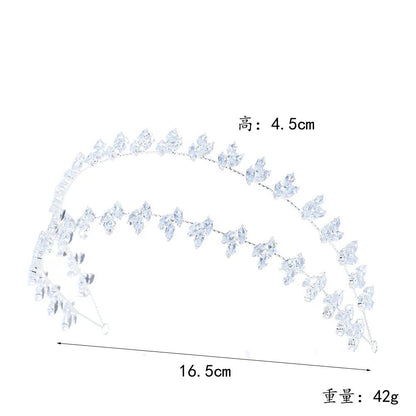 Crystal Bridal Headband Wedding Hair Accessories Luxury Bride Tiaras Crowns For Women Party Prom Hair Jewelry Wedding Headpieces - Hamora