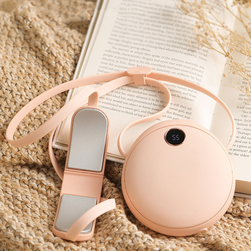 Two-in-one Hanging Neck Hand Warmer And Power Bank