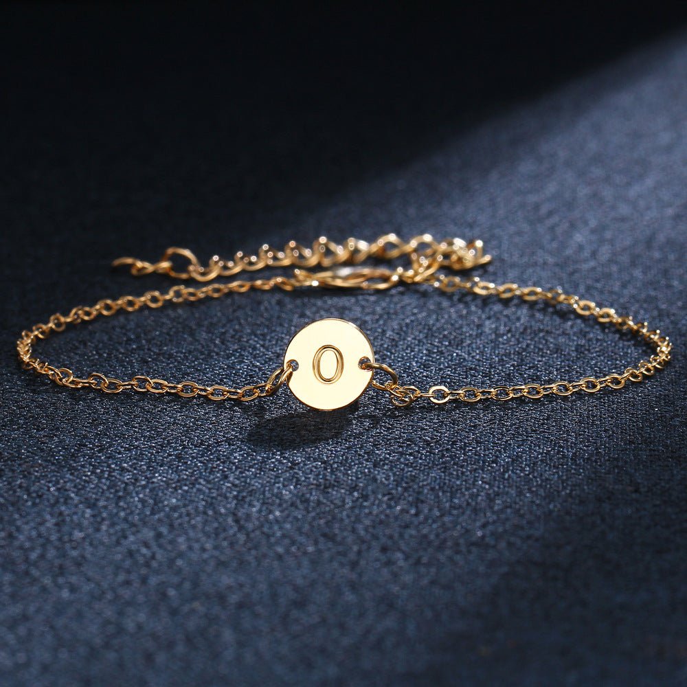 Fashion Jewelry Adjustable Gold Color Alloy Letter Bracelets Bangles For Men Women Girls Charm Bracelet Party Bileklik Pulseiras - Hamora