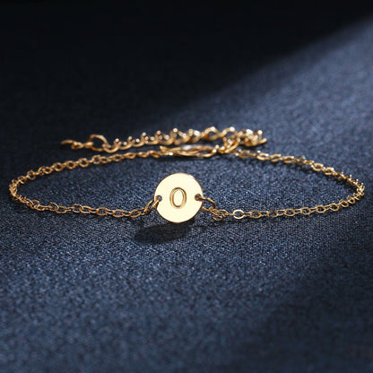 Fashion Jewelry Adjustable Gold Color Alloy Letter Bracelets Bangles For Men Women Girls Charm Bracelet Party Bileklik Pulseiras - Hamora
