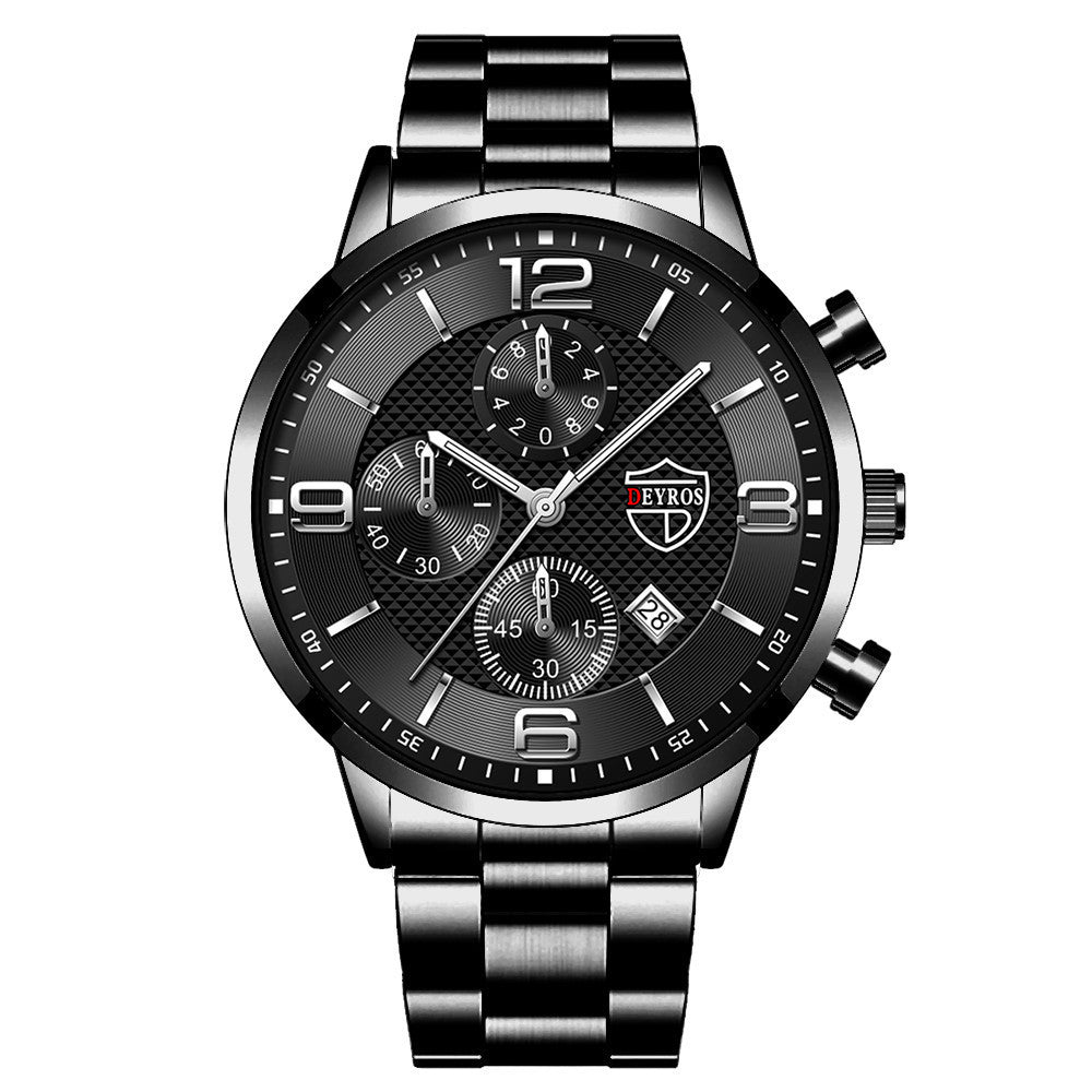 Fashion Luminous Men's Steel Band Watch - Hamora