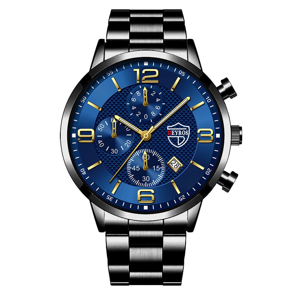 Fashion Luminous Men's Steel Band Watch - Hamora