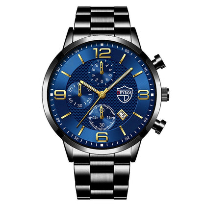 Fashion Luminous Men's Steel Band Watch - Hamora