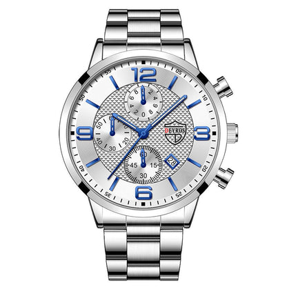 Fashion Luminous Men's Steel Band Watch - Hamora
