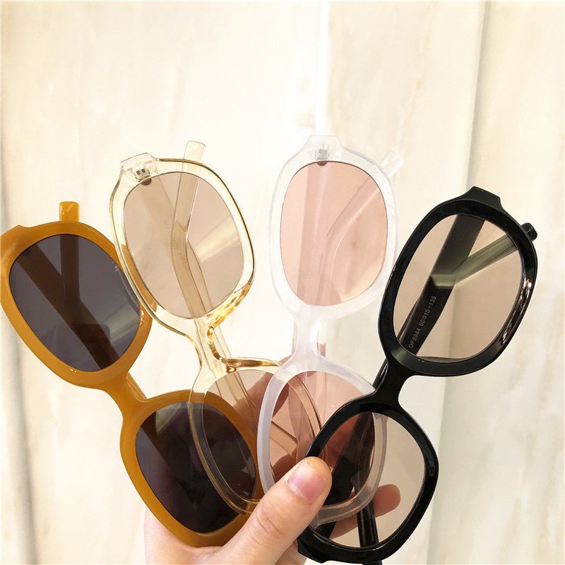 Ladies small frame retro sunglasses - Hamora