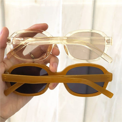 Ladies small frame retro sunglasses - Hamora