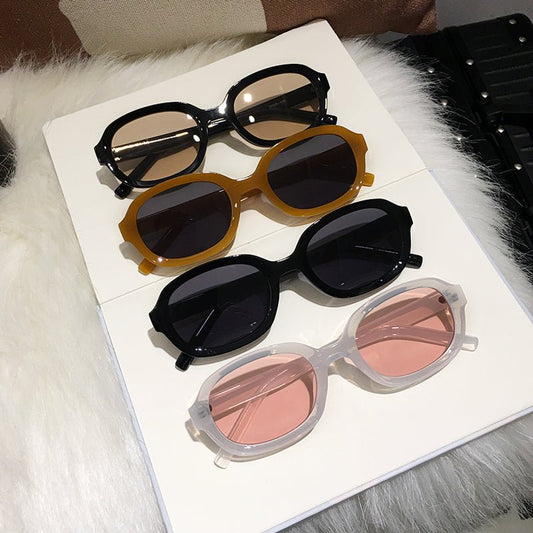 Ladies small frame retro sunglasses - Hamora