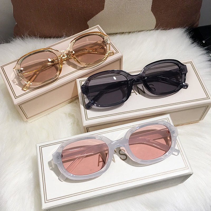 Ladies small frame retro sunglasses - Hamora