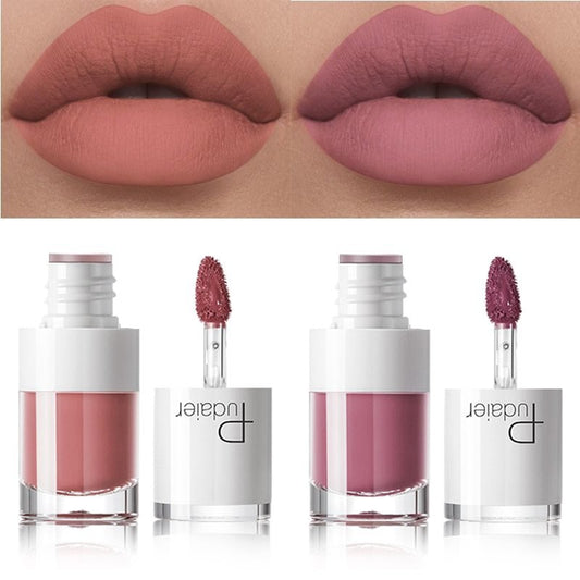 Lipstick 16 color white bottle matte lip gloss lasting moisturizing - Hamora