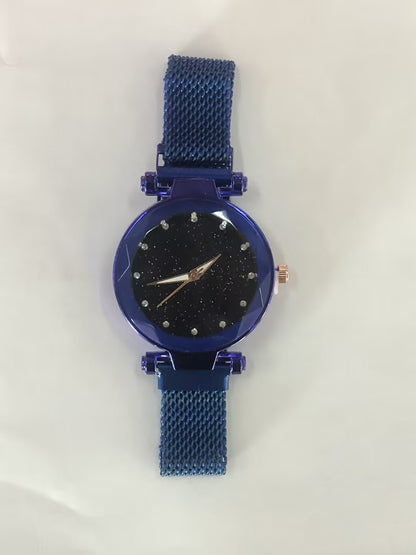 Luxury Women Watches Bracelet Set Fashion Elegant Magnet Buckle Ladies Starry Sky Watch Set Relogio - Hamora