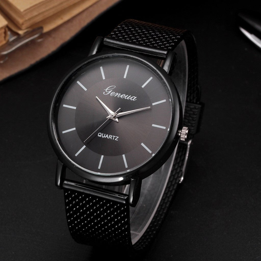 Mesh Belt Quartz Couple Watch - Hamora