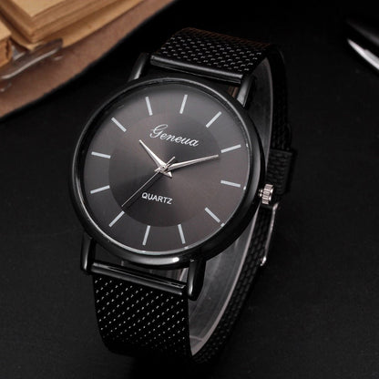 Mesh Belt Quartz Couple Watch - Hamora
