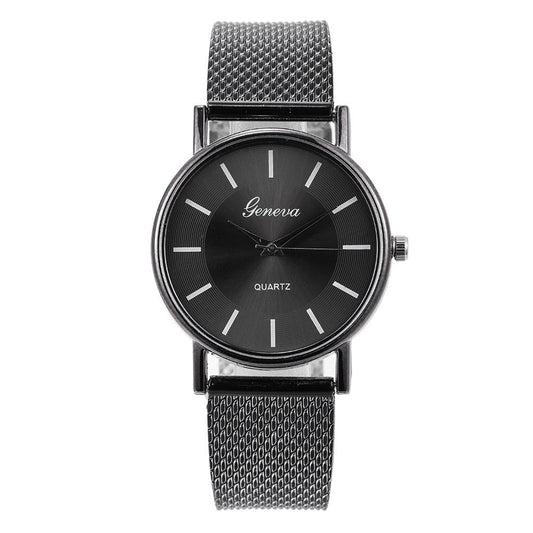 Mesh Belt Quartz Couple Watch - Hamora