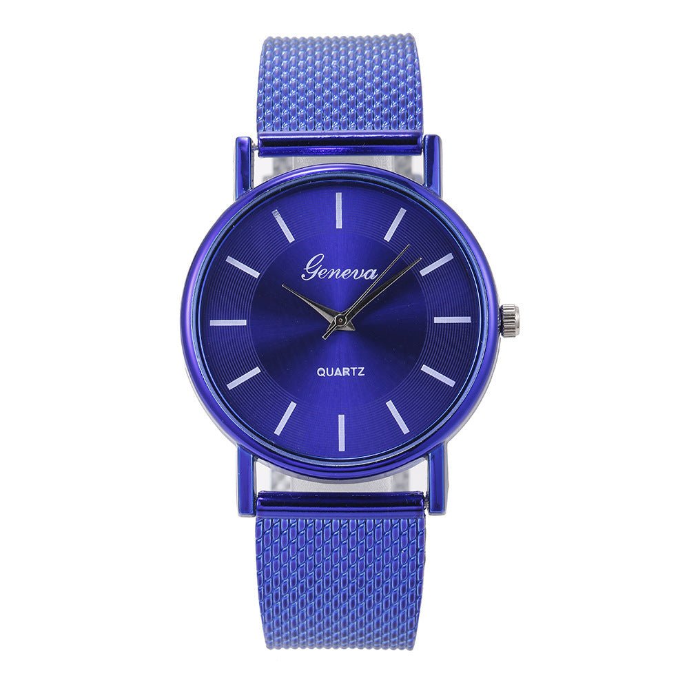 Mesh Belt Quartz Couple Watch - Hamora