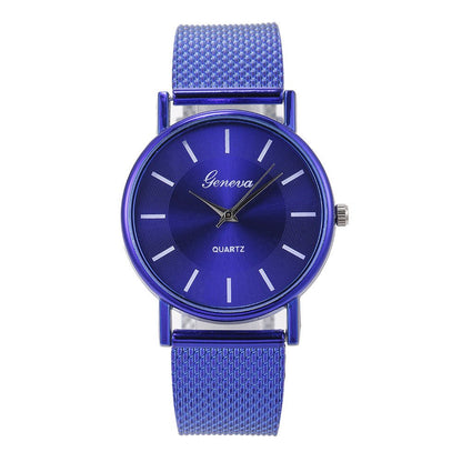 Mesh Belt Quartz Couple Watch - Hamora