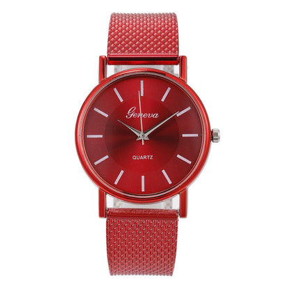 Mesh Belt Quartz Couple Watch - Hamora