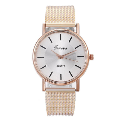 Mesh Belt Quartz Couple Watch - Hamora