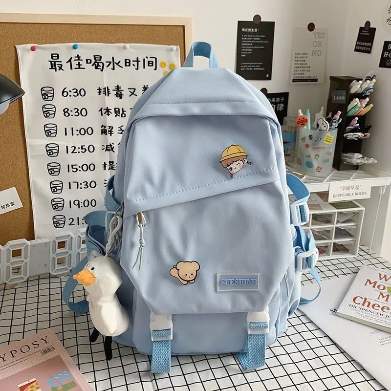 Mori Style Junior's Schoolbag High Quality And Large Capacity - Hamora