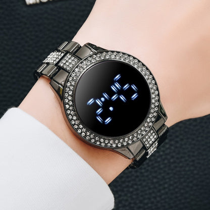New Style Diamond - Encrusted Ladies Sports Fashion Personalized Electronic Watch - Hamora