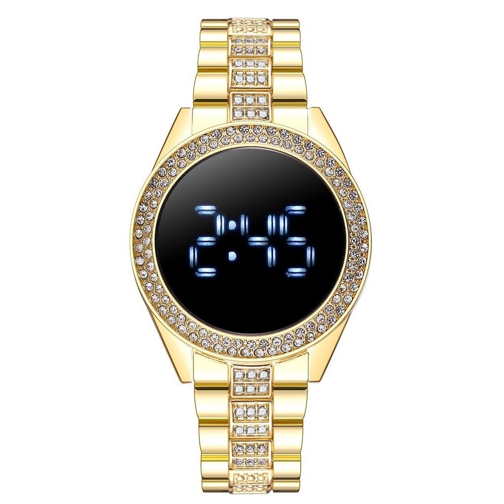 New Style Diamond - Encrusted Ladies Sports Fashion Personalized Electronic Watch - Hamora
