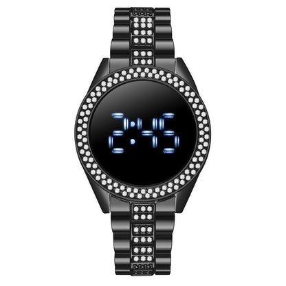New Style Diamond - Encrusted Ladies Sports Fashion Personalized Electronic Watch - Hamora