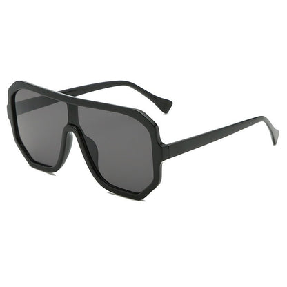 One - piece Sunglasses Men's And Women's Fashion Big Frame - Hamora