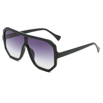 One - piece Sunglasses Men's And Women's Fashion Big Frame - Hamora