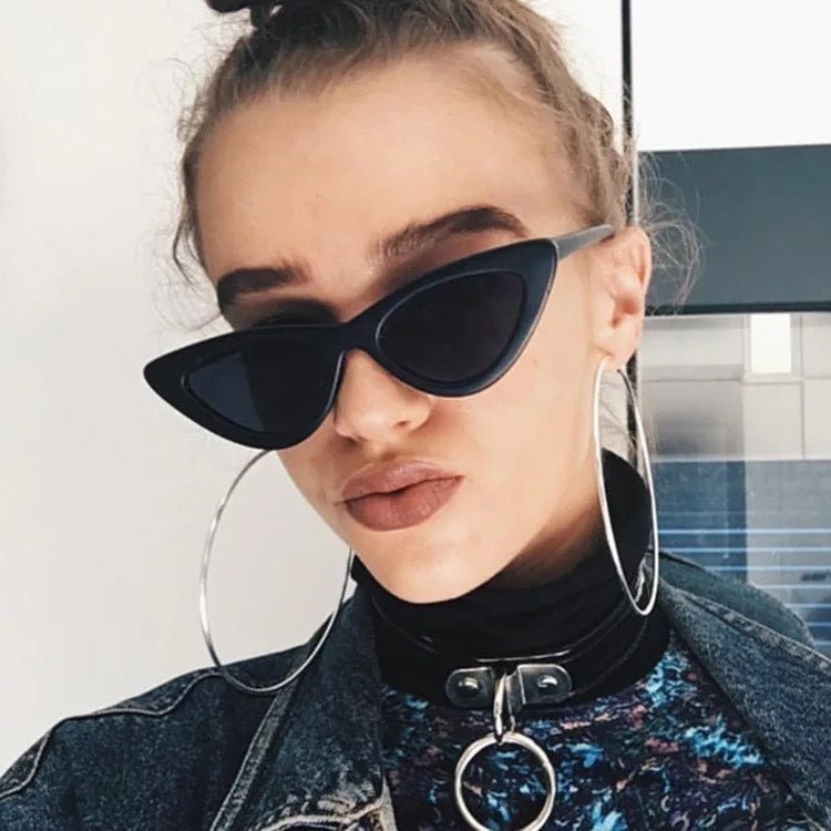 Retro Triangle Cat - eye Sunglasses - Hamora