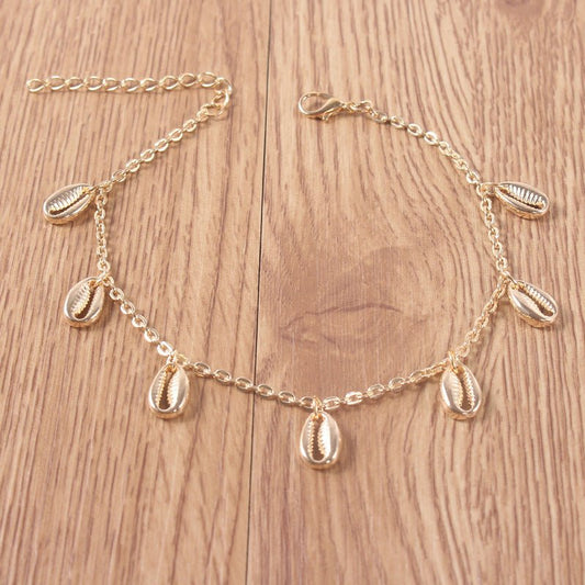 Shell Anklet Women Simple Temperament All - Match Beach Jewelry - Hamora
