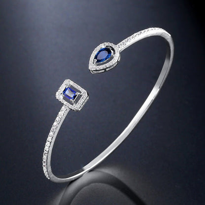 Simple And Exquisite Bracelet With Micro Inlaid AAA Zircon - Hamora